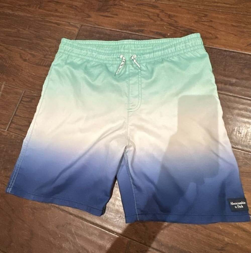 Abercrombie Kids Gradient Ombre Swim Trunks Size 15/16
